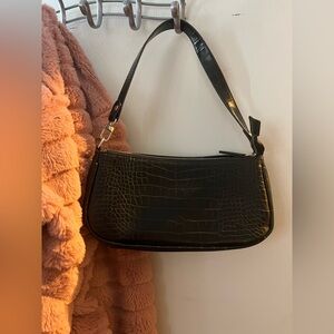Black shoulder bag